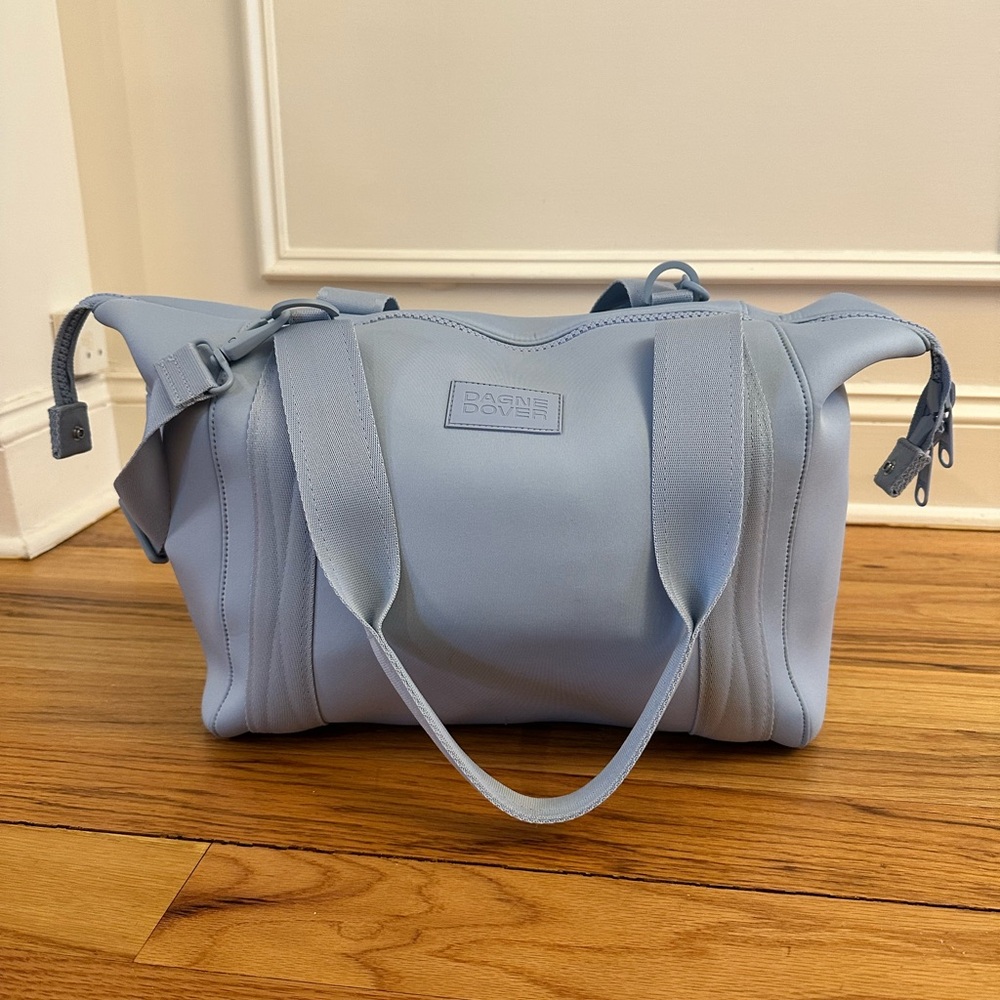 Dagne Dover Landon Neoprene Carryall (Medium) - Light Blue Travel Bag